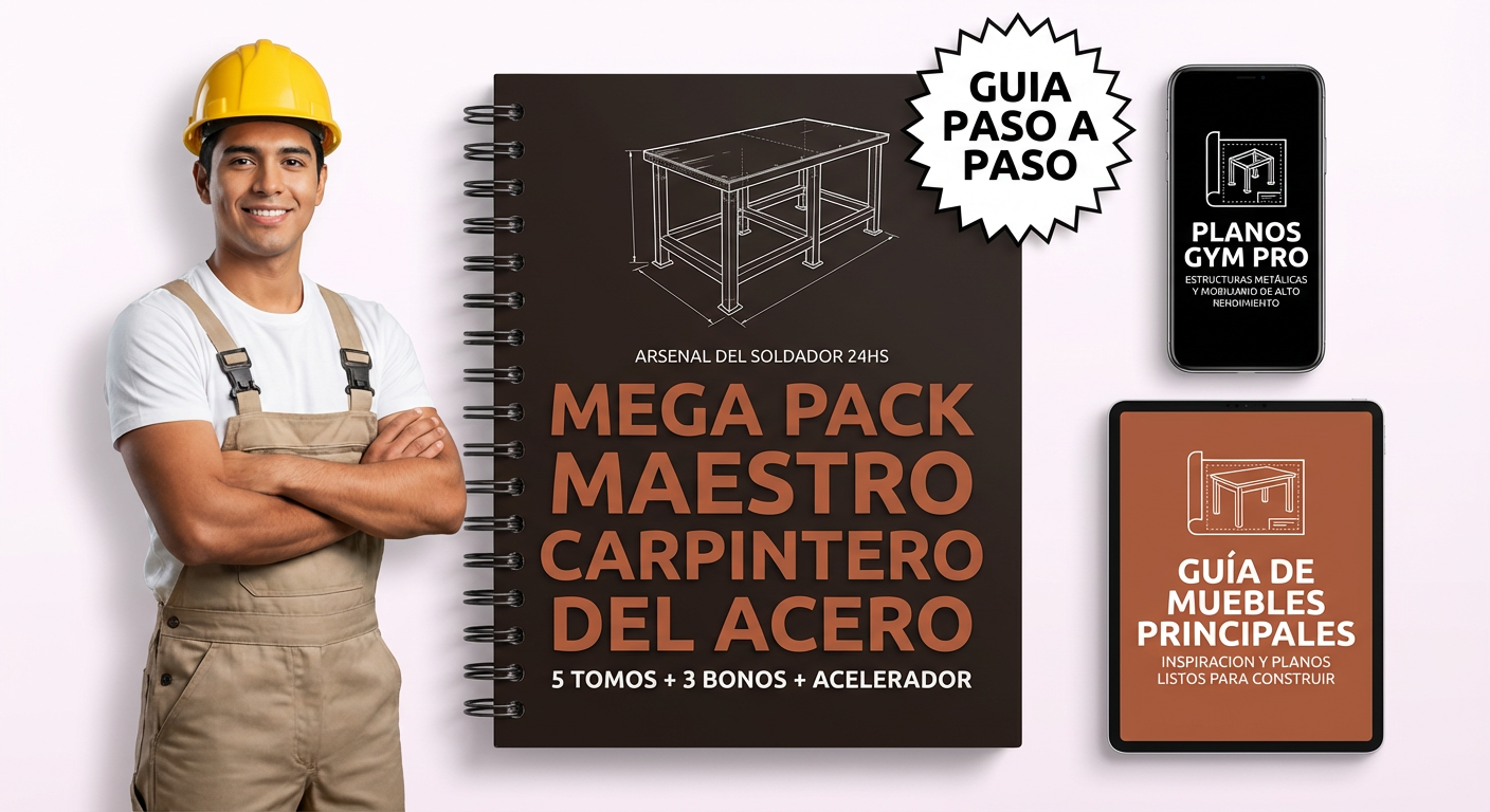 Mega pack acelerador maestro carpintero del acero