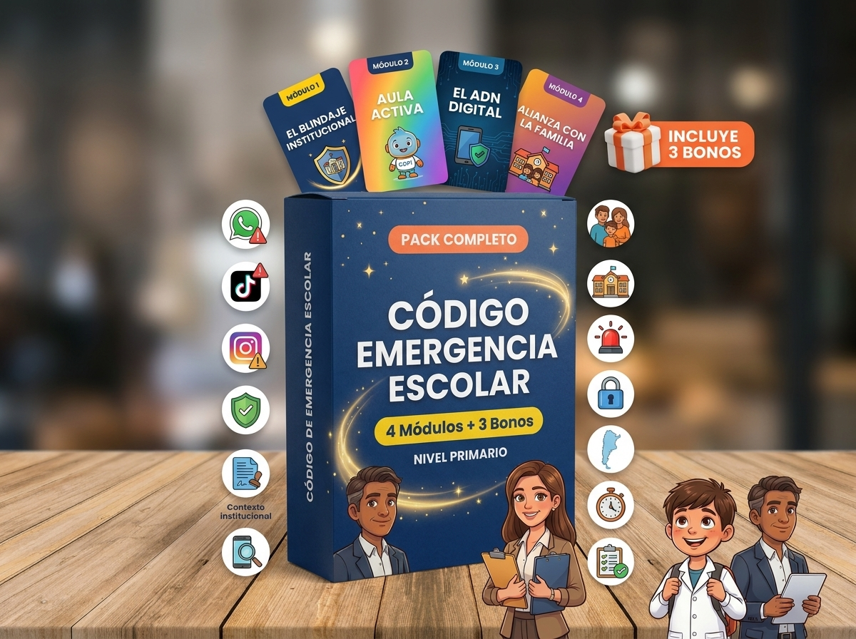 Código emergencia escolar primaria.