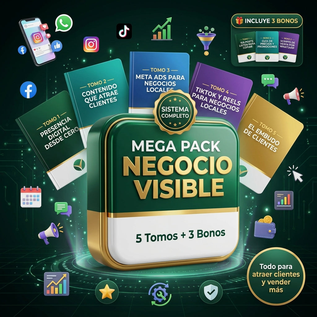 MEGA PACK NEGOCIO VISIBLE VIP.
